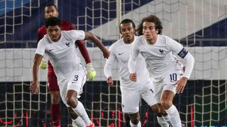 Mattéo Guendouzi (r.) spielt aktuell für Hertha BSC Berlin