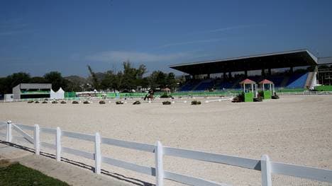 Die Reitanlage im Olympiapark von Deodoro