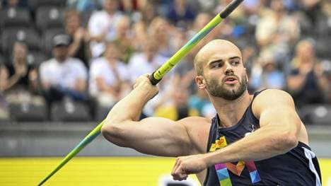 Wieder bester deutscher Speerwerfer: Julian Weber