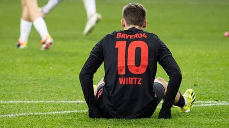 Im Training erlitt Florian Wirtz wohl einen Schlag auf die Hüfte