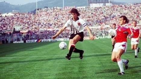 Toni Polster im Einsatz für Österreich