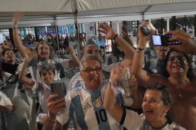 Nach Copa-América-Sieg: Argentinien-Fans in Ekstase