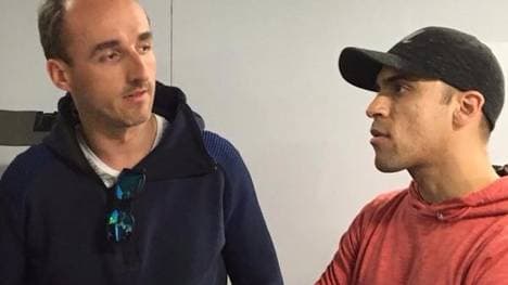 Zusammen in der ByKolles-Box: Robert Kubica und Pastor Maldonado