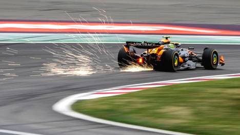 Lando Norris hat sich die Pole Position für den Sprint gesichert