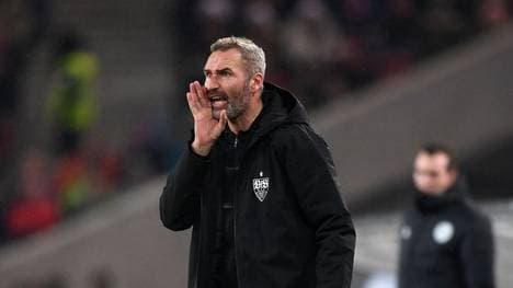 Trainer Tim Walter steht beim VfB Stuttgart unter Druck