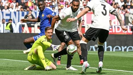 Torwart ter Stegen im Spiel gegen Frankreich