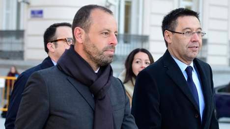 Sandro Rosell (l.) war der Vorgänger von Josep Maria Bartomeu