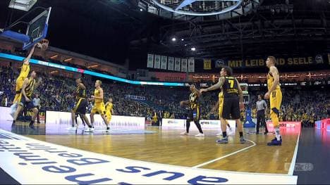 ALBA Berlin zeigte beim Sieg gegen Ludwigsburg einige spektakuläre Aktionen