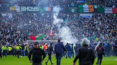 Nach dem "Old Firm" kommt es zu heftigen Ausschreitungen