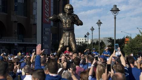 Peyton Manning wurde in Indianapolis ein Denkmal gesetzt