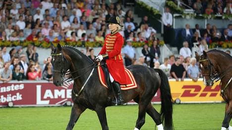 Ursula von der Leyen bei der Reit-EM