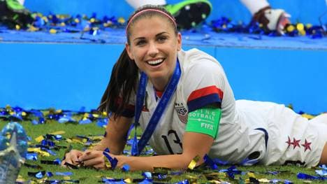 Auch Alex Morgan ist in den Top 10 der bestverdienenden Sportlerinnen - als einzige Fußballerin