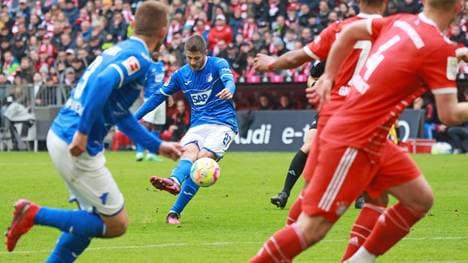 Andrej Kramaric erzielte das 1:1 für Hoffenheim beim FC Bayern