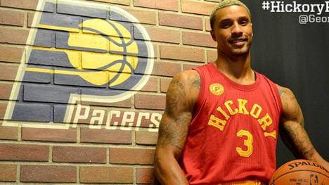 George Hill im Hickory-Trikot