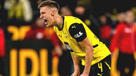 Nico Schlotterbeck schreit seine Freude heraus