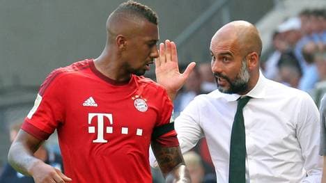 Jerome Boateng und Pep Guardiola