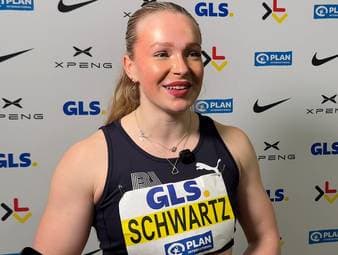 Philina Schwartz, Deutsche Meisterin über 60 Meter, gibt Einblicke in ihren Umgang mit Druck, ihre persönlichen Ambitionen und verrät auch, wer früher ihr Vorbild war.