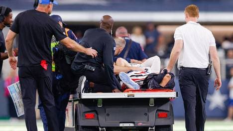 Aidan Hutchinson verletzte sich gegen die Cowboys schwer