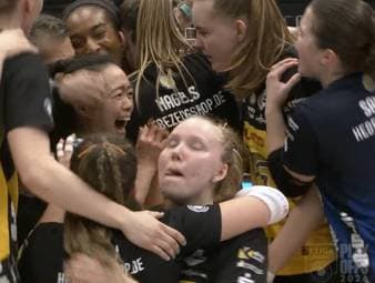 Irres Spiel! Der VfB Suhl gewinnt nach einem unglaublichen Comeback das erste Halbfinal-Spiel gegen den SSC Palmberg Schwerin. Gäste-Coach Felix Koslowskis emotionale Auszeit rüttelt sein Team wach - am Ende ohne Erfolg.