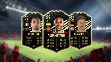 Das FIFA Ultimate Team der Woche mit Chiellini, Aubameyang und Kimmich 