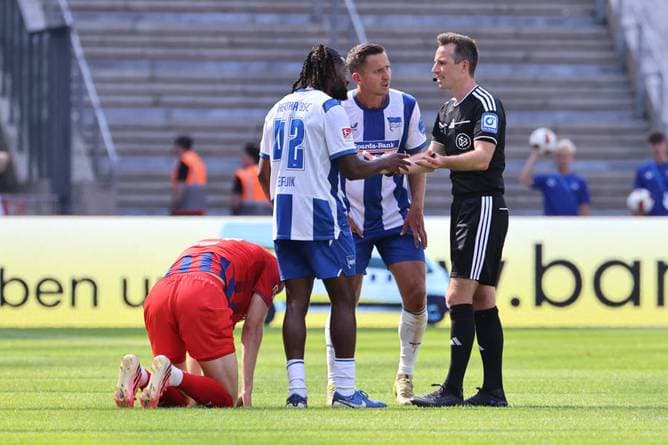 Sperre für Hertha-Übeltäter nach Tätlichkeit fix