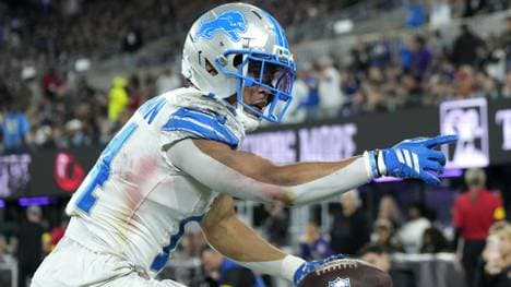 Lauter Jubel über den Touchdown: Amon-Ra St. Brown