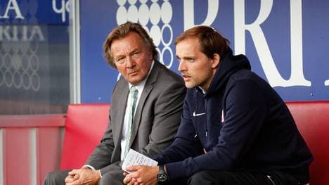 Thomas Tuchel (r.) war von 2009 bis 2014 Cheftrainer beim 1. FSV Mainz 05