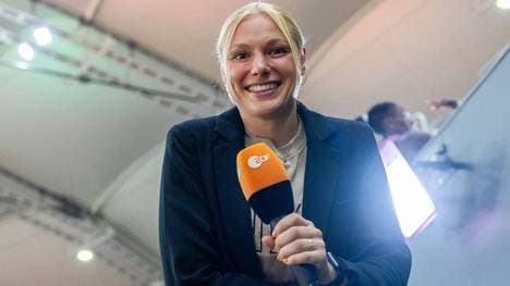 Lisa Mayer war bei der Leichtathletik-WM für das ZDF als Expertin im Einsatz