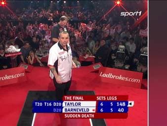 2007 liefern sich Phil Taylor und Raymond van Barneveld ein Finale, das für viele als das beste Spiel der Geschichte gilt. Der Niederländer gewann damals im Sudden Death mit 7:6.