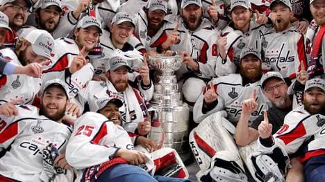 Die Washington Capitals haben erstmals in ihrer Geschichte den Stanley Cup gewonnen