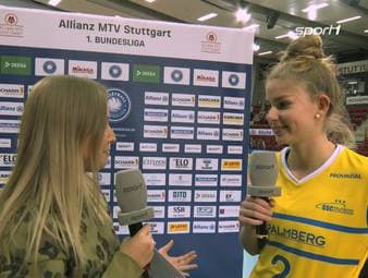 Trotz der bitteren 0:3 Pleite gegen Stuttgart ist Pia Kästner optimistisch was den weiteren Saisonverlauf betrifft. Marie Schölzel warnt trotz des klaren Sieges vor zu viel Euphorie. 