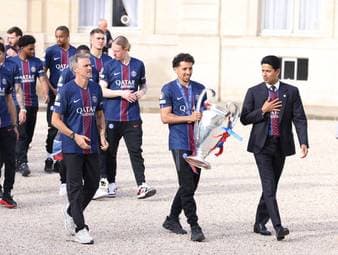 Triumphaler Empfang für PSG in Paris