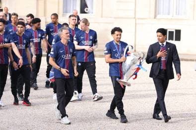 Triumphaler Empfang für PSG in Paris