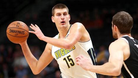 Nikola Jokic von den Denver Nuggets hatte das Triple-Double nach lediglich 14 Minuten und 33 Sekunden perfekt gemacht