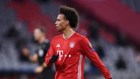 Leroy Sane spielt mit den Bayern gegen Wolfsburg