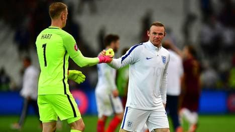 Wayne Rooney (r.) wurde in der 78. Minute ausgewechselt