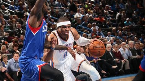 Philadelphia 76ers v Oklahoma City Thunder