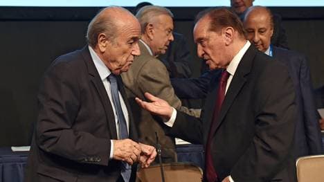 Eugenio Figueredo (r.) war als FIFA-Vizepräsident bestechlich