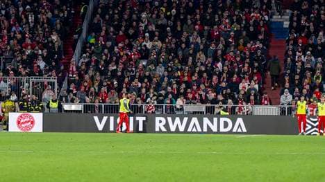 Der FC Bayern München wirbt seit 2023 für die Tourismus-Marke „Visit Rwanda“