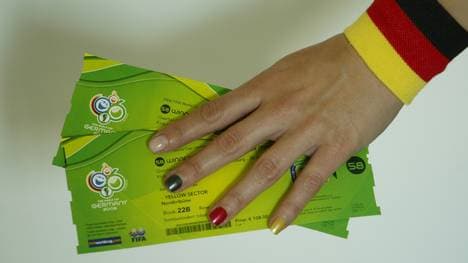 German fans watching coverage an International Football match