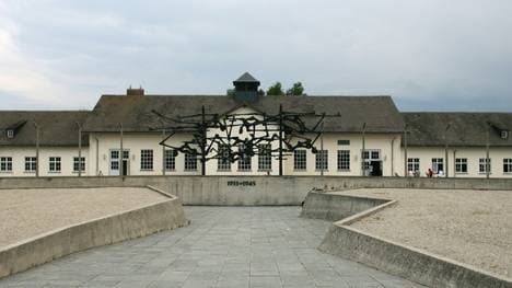 Das Gelände der KZ-Gedenkstätte Dachau 