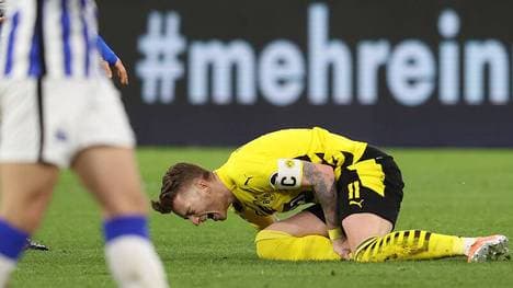 Marco Reus bekam im letzten Spiel einen fiesen Tritt ab