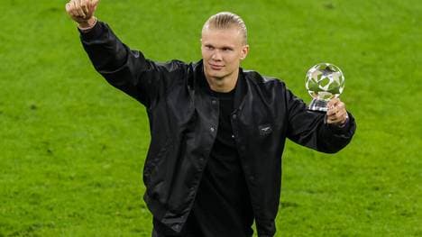Erling Haaland wurde zuletzt zum besten Stürmer der vergangenen Champions-League-Saison ausgezeichnet
