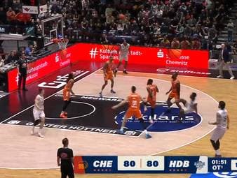 Spiel Highlights zu NINERS Chemnitz - MLP Academics Heidelberg