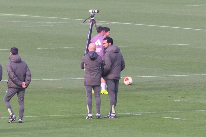 Die ersten Trainingsbilder vom neuen Real-Coach