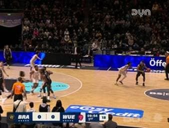 Spiel Highlights zu Basketball Löwen Braunschweig - Fitness First Würzburg Baskets
