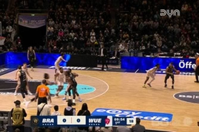 Spiel Highlights zu Basketball Löwen Braunschweig - Fitness First Würzburg Baskets