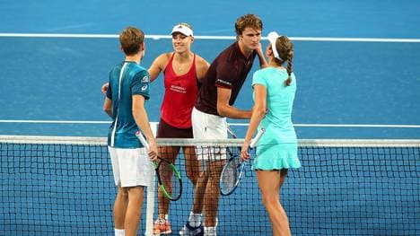Angelique Kerber und Alexander Zverev starteten mit einem Sieg in den Hopman Cup