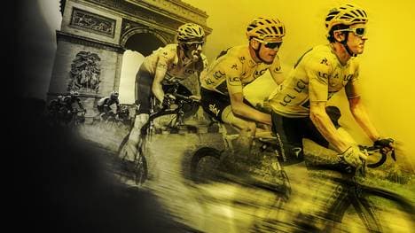 Das Gelbe Trikot gewann in den letzten Jahren fast immer ein Fahrer von Sky