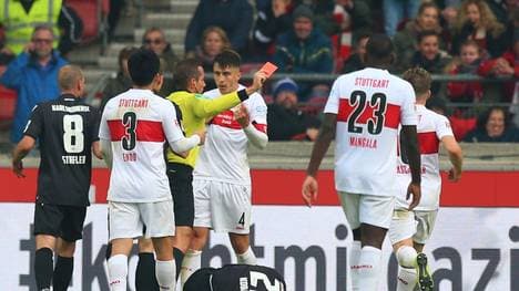 Marc-Oliver Kempf flog gegen den KSC vom Platz